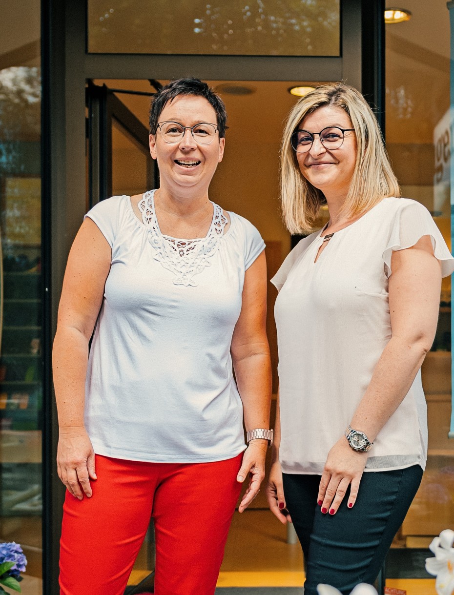 Daniela Kollmus und Mareike Wollner; Optik Blickfang, Bad Elster